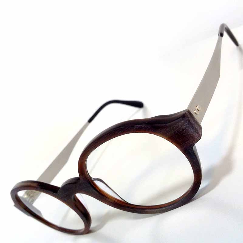 Créations originales lunette teintes marrons Optique Pacheco - Optique Pacheco